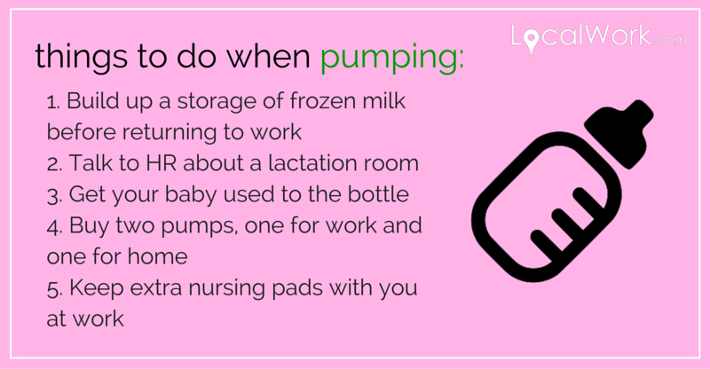 things to do when pumping
