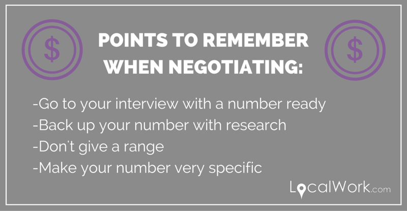Points to remember when negotiating
